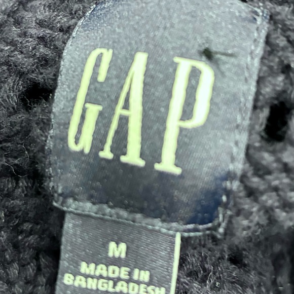 Gap Navy Cotton Knit Cardigan Size Medium - Picture 6 of 6